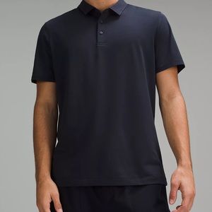 Lululemon Navy Evolution Short Sleeve Polo Shirt Size Small